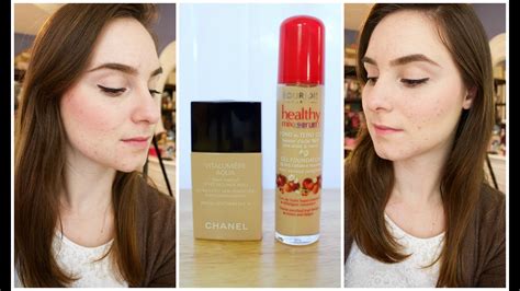 chanel vitalumiere aqua vs bourjois healthy mix|“The List” All The Foundations I’ve Reviewed from Best to Worst.